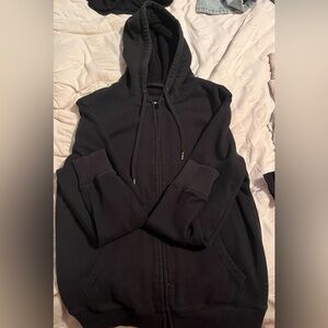 Goodfellow & Co Black Fleece-Lined Hoodie